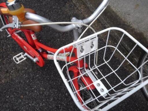 中古子供自転車１２０８　１８インチ　ギヤなし　 身長１０５㎝から　補助輪取り付け１１００円