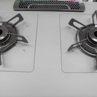 2013年製 ハーマン 2口 LPガス ガステーブル KS LG2255L ガスコンロ