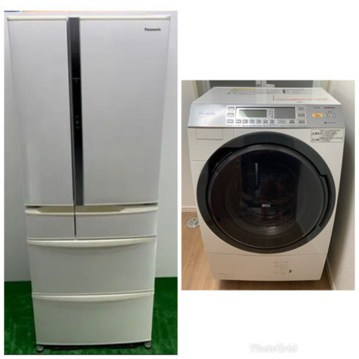 パナソニック/Panasonic   冷蔵庫 455L  ドラム式洗濯機　10.0kg 2014年製　2点セット