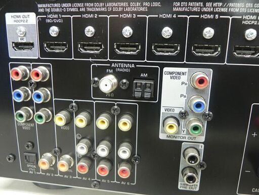 YAMAHA AVアンプ RX-V579 7.1chネットワークAVレシーバー 4K対応