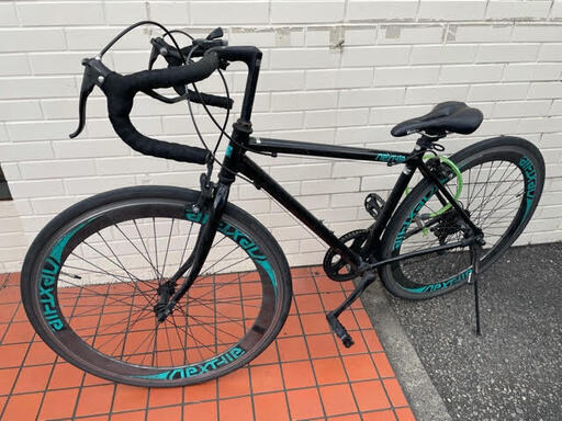 GM166　ロードバイク　OTOMO　28インチ　ブラック　グリーン　通勤　通学　７段階ギア　自転車　大人用　黒　緑　ツーリング　サイクリング　リサイクルショップ　ケイラック朝霞田島店　朝霞　志木　和光　新座　入間　富士見　ふじみ野　さいたま市　練馬　板橋　東久留米　三芳　戸田　蕨　所沢　川口　清瀬