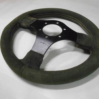 本革スエードグリップ（レアなモスグリーンカラー）バックスキン 小径290mm　中古