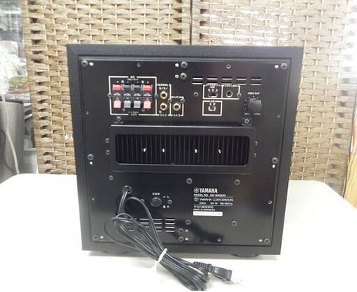 YAMAHA ◇サブウーファー NS-SW200 ブラック ヤマハ 動作品 スピーカー