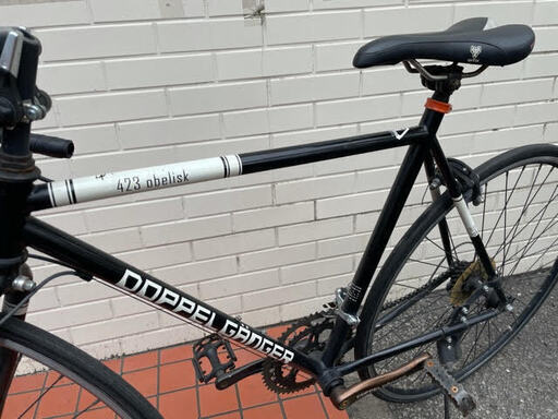 GM167 ロードバイク DOPPELGANGER 28インチ ブラック ホワイト クロス