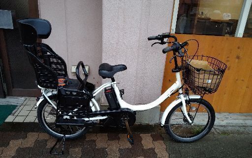 YAMAHA PAS Babby 20吋電動アシスト自転車 8.7Ahバッテリー+充電器/ホワイト