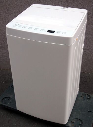 ㊽【6ヶ月保証付】19年製 タグレーベル バイ アマダナ 4.5kg 全自動洗濯機 AT-WM45B【PayPay使えます】