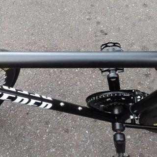 《売約済み》《市内配達無料》《防犯登録料込み》中古車　DEEPER 700x28 ブラックxレッド　3x7段切り替え