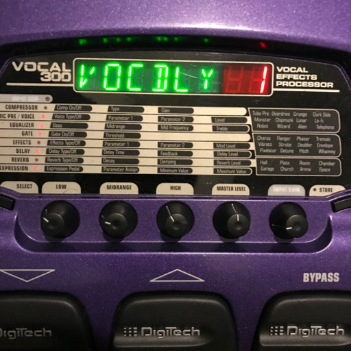 値下げしました　DigiTech VOCAL300 ボーカルエフェクター