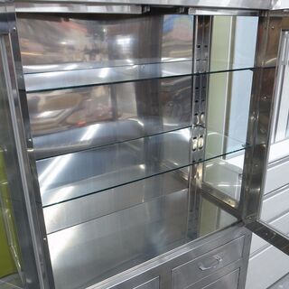 ステンレスケビント ドクター キャビネット 医療棚 ショーケース　モノ市場半田店 119