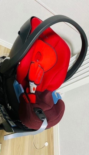 cybex ISOFIX・シートベルト固定両対応 ベビーシート 新生児用 トラベルシステム エイトン ルンバレッド 0か月~ (3年保証)