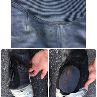 spoon レザーレーシングスーツ MFJ公認 革ツナギ サイズLLW