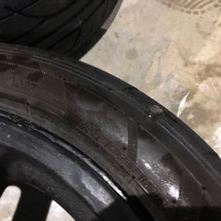 【引き取り限定】ブラックレーシング　14インチ　6j +40 PCD100 4穴