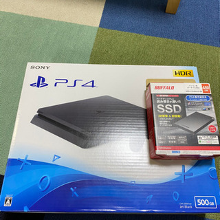 PS4 cuh-2200 500GB ＋バッファロー外付けSSD...