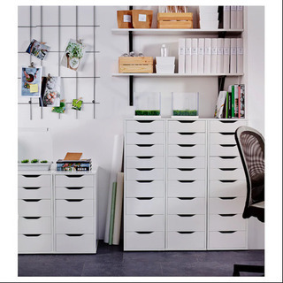 IKEA イケア アレクス 収納 ほぼ未使用 美品の通販はau PAY マーケット 