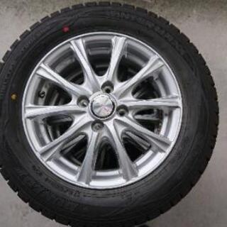 日産キューブ美品、ダンロップ   スタッドレスタイヤ&ホイール   175/65/R14  ワンシーズンのみ使用‼️