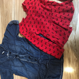 GAP ワンピース80サイズ&カットソー95サイズ