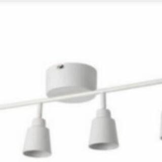 【美品】IKEA 天井照明 白 スポットライト LED ホワイト