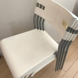 IKEAイケア　スタッキングチェア椅子4脚