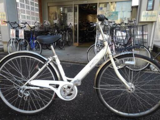 ブリヂストン 27インチ 前後タイヤサドル新品 6段変速 オートライト