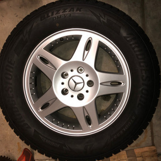 お取引中)ブリザック DM-V3 ベンツG350dホイールセット