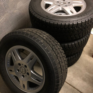 お取引中)ブリザック DM-V3 ベンツG350dホイールセット