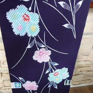 未仕立て反物 浴衣生地【藍染】【注染】