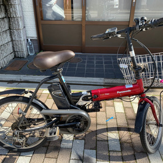 パナソニック！オフタイム！7段変速折り畳み電動自転車☆