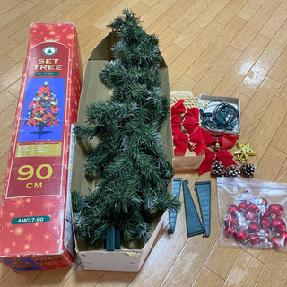 クリスマスツリーセット　90センチ