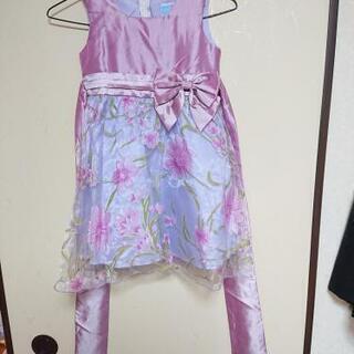 【ネット決済】中古 子供用ドレス 110cm 紫