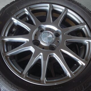 14インチ 軽自動車用 ブリヂストン155/65R14 中古スタッドレス アルミ 