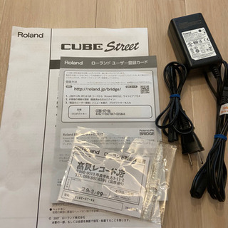 Roland CUBE street (赤) アンプ 定価¥50000(当時)¥40000→¥30000にお