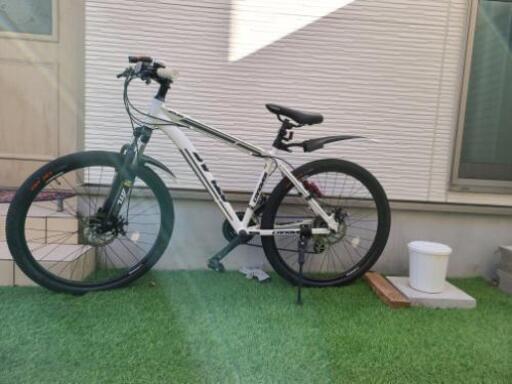 マウンテンバイク 26インチ 軽量 自転車 アウトドア ホワイト 1842