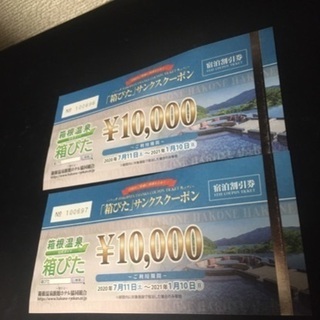 宿泊券/旅行券 箱ぴたサンクスクーポン2万円分