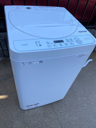 超お薦め品‼️激安‼️ シャープ洗濯機6kg 2019年