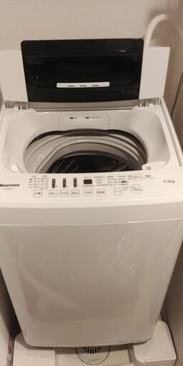 洗濯機 キレイ 2017年制 ハイセンス 4.5kg HW-E4502