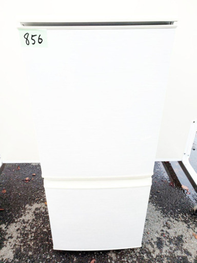 ①856番 シャープ✨ノンフロン冷凍冷蔵庫✨SJ-14W-W‼️