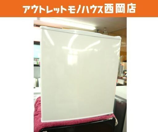 西岡店 冷蔵庫 46L 2018年製 1ドア 冷蔵庫 ZR-48 サイコロ型 白 ジーマックス