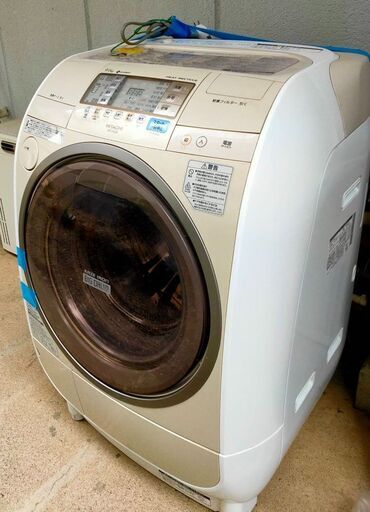 日立ドラム式洗濯機乾燥機　型番＜BD-V2200L＞　2010年製【中古品】★洗濯・脱水9kg★乾燥6kg★【左開き】