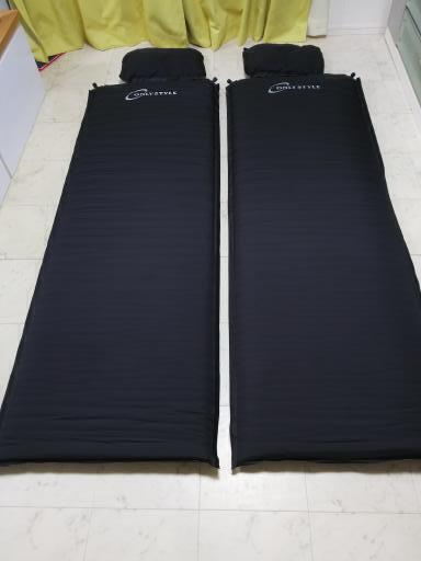 オンリースタイル(ONLY STYLE) 車中泊用マット2セット ＆ 枕2セット 2枚