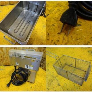 (76-0)NICHIWA ニチワ 電気 ミニミニフライヤー 卓上フライヤー MMF-8 業務用 100V 油量8L 中古 厨房機器 飲食店 店舗