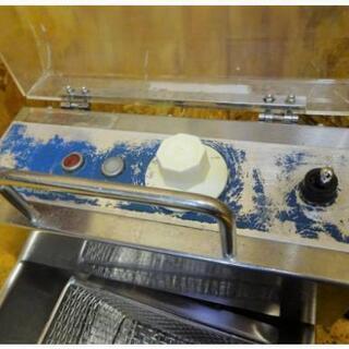 (76-0)NICHIWA ニチワ 電気 ミニミニフライヤー 卓上フライヤー MMF-8 業務用 100V 油量8L 中古 厨房機器 飲食店 店舗