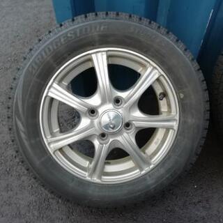 商談中スタッドレスタイヤ・アルミ付き155/65 R13ブリザックVRX4本 購入 