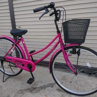 26インチ自転車 ピンク