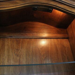 ドレクセル☆アンティーク食器棚☆幅155cm☆高さ203cm☆DREXEL☆飾り棚☆クラシック家具☆インテリア☆G065