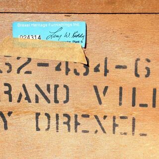 ドレクセル☆アンティーク食器棚☆幅155cm☆高さ203cm☆DREXEL☆飾り棚☆クラシック家具☆インテリア☆G065