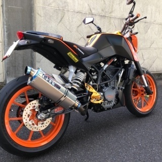 KTM DUKE 200 125 ナポレオンミラー&グリップ