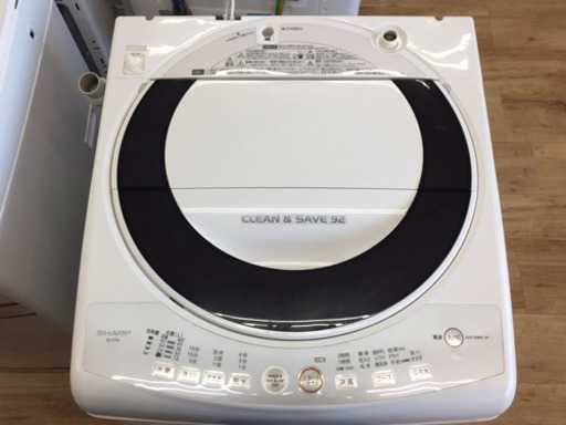 安心の半年保証!　SHARP(シャープ)　ES-T704　全自動洗濯機です!