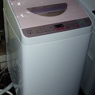 札幌 シャープ 乾燥機付き 洗濯機 ES-TX5A-P 2016...