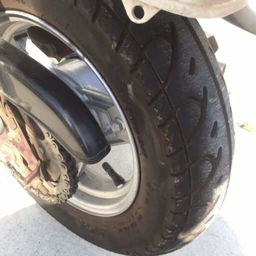 ホンダ シャリー角目 前後タイヤ、チェーン交換、シート張替え