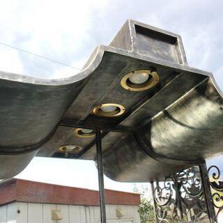 豪華絢爛☆ディスプレイ棚☆グラスラック☆鉄製☆幅107cm☆高さ200cm☆メーカー不明☆インテリア☆クラシック家具☆G066